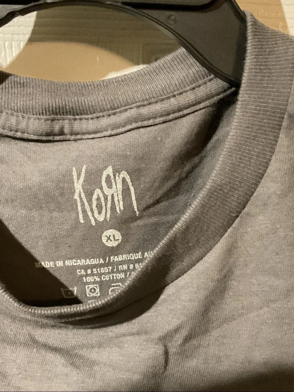 Korn Coming Undone Graphic Short Sleeve Tee - Dark Gray